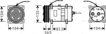 Ava Quality Cooling UVAK040 - Kompresors, Gaisa kond. sistēma autodraugiem.lv