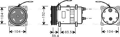 Ava Quality Cooling UV K047 - Kompresors, Gaisa kond. sistēma autodraugiem.lv