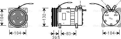 Ava Quality Cooling UVAK077 - Kompresors, Gaisa kond. sistēma autodraugiem.lv