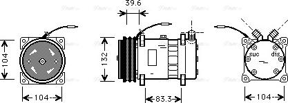 Ava Quality Cooling UVAK111 - Kompresors, Gaisa kond. sistēma autodraugiem.lv