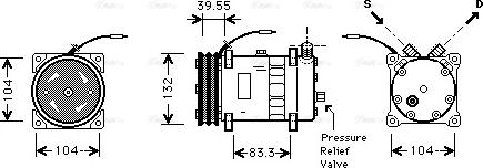 Ava Quality Cooling VLAK038 - Kompresors, Gaisa kond. sistēma autodraugiem.lv