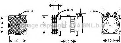 Ava Quality Cooling UVK094 - Kompresors, Gaisa kond. sistēma autodraugiem.lv