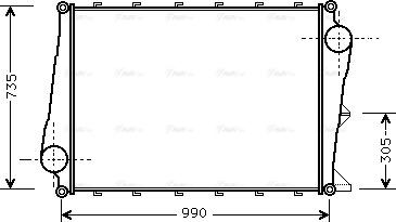 Ava Quality Cooling VL 4021 - Starpdzesētājs autodraugiem.lv