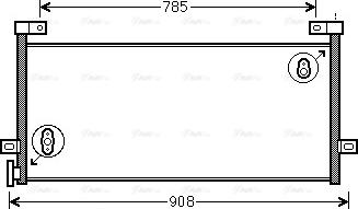 Ava Quality Cooling VL5081 - Kondensators, Gaisa kond. sistēma autodraugiem.lv