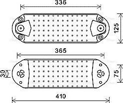 Ava Quality Cooling VL3075 - Eļļas radiators, Motoreļļa autodraugiem.lv