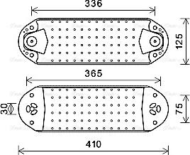 Ava Quality Cooling VL3072 - Eļļas radiators, Motoreļļa autodraugiem.lv