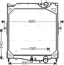 Ava Quality Cooling VL 2041 - Radiators, Motora dzesēšanas sistēma autodraugiem.lv