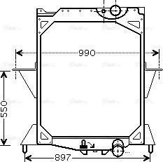 Ava Quality Cooling VL 2042 - Radiators, Motora dzesēšanas sistēma autodraugiem.lv