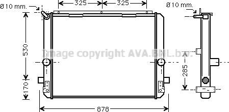 Ava Quality Cooling VL2024 - Radiators, Motora dzesēšanas sistēma autodraugiem.lv