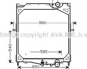 Ava Quality Cooling VLA2041 - Radiators, Motora dzesēšanas sistēma autodraugiem.lv