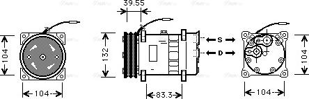 Ava Quality Cooling VLAK039 - Kompresors, Gaisa kond. sistēma autodraugiem.lv