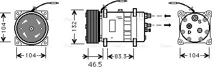 Ava Quality Cooling VLAK026 - Kompresors, Gaisa kond. sistēma autodraugiem.lv