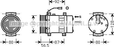 Ava Quality Cooling VLK062 - Kompresors, Gaisa kond. sistēma autodraugiem.lv