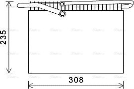 Ava Quality Cooling VLV064 - Iztvaikotājs, Gaisa kondicionēšanas sistēma autodraugiem.lv
