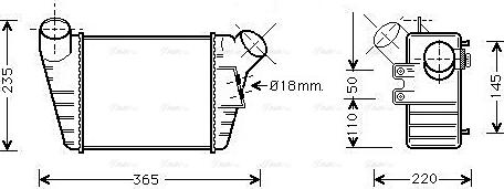 Ava Quality Cooling VN4182 - Starpdzesētājs autodraugiem.lv