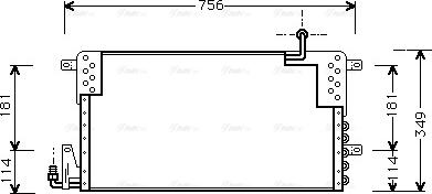 Ava Quality Cooling VN5161 - Kondensators, Gaisa kond. sistēma autodraugiem.lv