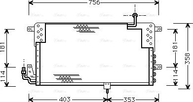 Ava Quality Cooling VN5139 - Kondensators, Gaisa kond. sistēma autodraugiem.lv