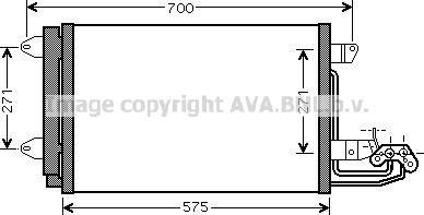 Ava Quality Cooling VNA5269 - Kondensators, Gaisa kond. sistēma autodraugiem.lv
