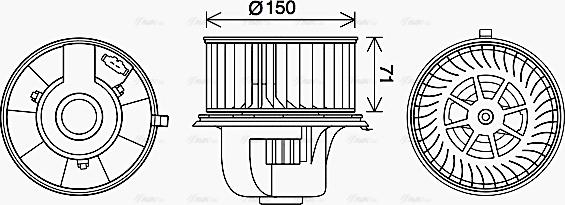 Ava Quality Cooling VN8406 - Salona ventilators autodraugiem.lv