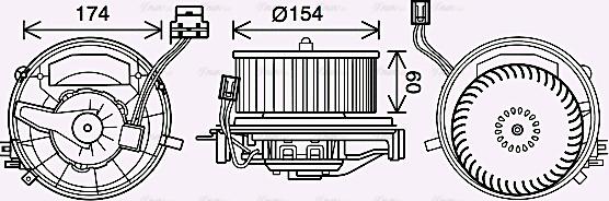 Ava Quality Cooling VN8399 - Salona ventilators autodraugiem.lv