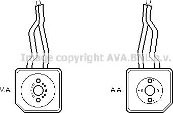 Ava Quality Cooling VN3096 - Eļļas radiators, Motoreļļa autodraugiem.lv