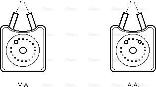 Ava Quality Cooling VN3147 - Eļļas radiators, Motoreļļa autodraugiem.lv