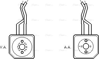 Ava Quality Cooling VN3100 - Eļļas radiators, Motoreļļa autodraugiem.lv