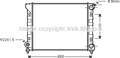 Ava Quality Cooling VN2040 - Radiators, Motora dzesēšanas sistēma autodraugiem.lv