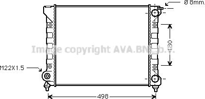 Ava Quality Cooling VN2047 - Radiators, Motora dzesēšanas sistēma autodraugiem.lv