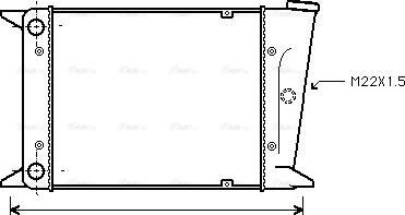 Ava Quality Cooling VN2006 - Radiators, Motora dzesēšanas sistēma autodraugiem.lv