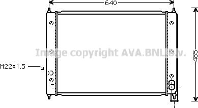 Ava Quality Cooling VN2034 - Radiators, Motora dzesēšanas sistēma autodraugiem.lv