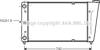 Ava Quality Cooling VN2020 - Radiators, Motora dzesēšanas sistēma autodraugiem.lv