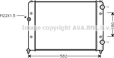 Ava Quality Cooling VN2119 - Radiators, Motora dzesēšanas sistēma autodraugiem.lv