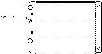 Ava Quality Cooling VN2129 - Radiators, Motora dzesēšanas sistēma autodraugiem.lv