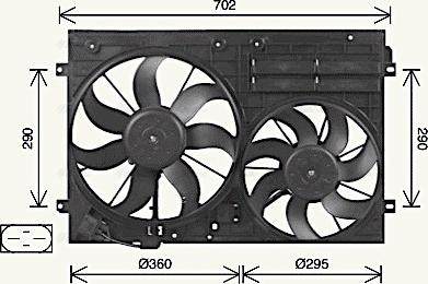 Ava Quality Cooling VN7551 - Ventilators, Motora dzesēšanas sistēma autodraugiem.lv