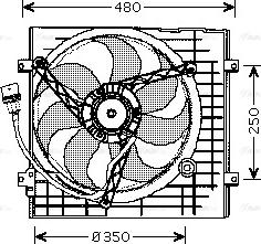 Ava Quality Cooling VN7506 - Ventilators, Motora dzesēšanas sistēma autodraugiem.lv