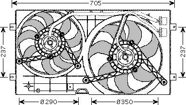 Ava Quality Cooling VN7503 - Ventilators, Motora dzesēšanas sistēma autodraugiem.lv