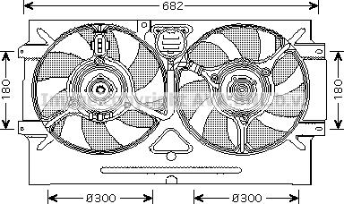 Ava Quality Cooling VN7518 - Ventilators, Motora dzesēšanas sistēma autodraugiem.lv