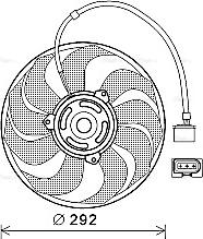 Ava Quality Cooling VN7533 - Ventilators, Motora dzesēšanas sistēma autodraugiem.lv