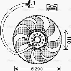 Ava Quality Cooling VN7522 - Ventilators, Motora dzesēšanas sistēma autodraugiem.lv