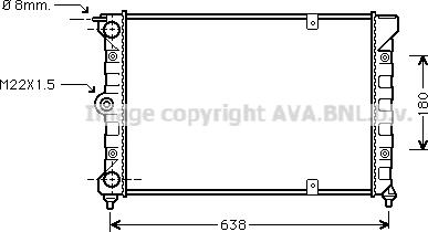 Ava Quality Cooling VNA2018 - Radiators, Motora dzesēšanas sistēma autodraugiem.lv