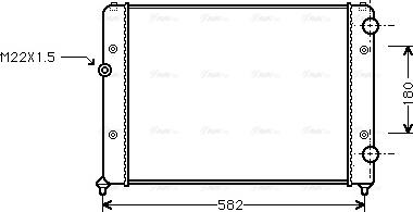 Ava Quality Cooling VNA2119 - Radiators, Motora dzesēšanas sistēma autodraugiem.lv