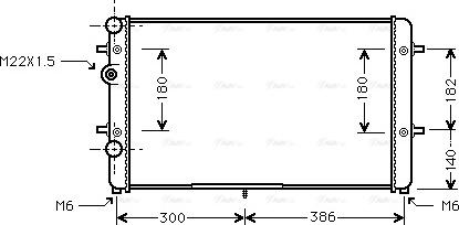 Ava Quality Cooling VNA2179 - Radiators, Motora dzesēšanas sistēma autodraugiem.lv