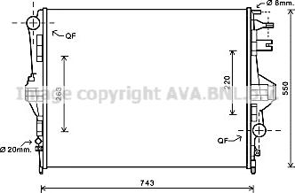 Ava Quality Cooling VNA2320 - Radiators, Motora dzesēšanas sistēma autodraugiem.lv