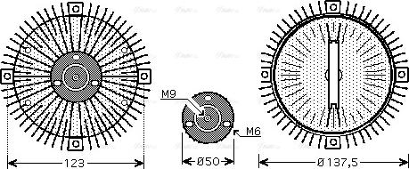 Ava Quality Cooling VNC273 - Sajūgs, Radiatora ventilators autodraugiem.lv