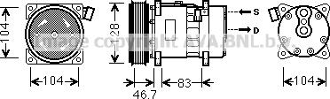 Ava Quality Cooling VNK309 - Kompresors, Gaisa kond. sistēma autodraugiem.lv