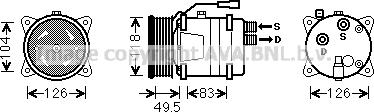 Ava Quality Cooling VNK303 - Kompresors, Gaisa kond. sistēma autodraugiem.lv