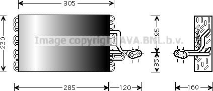 Ava Quality Cooling VNV186 - Iztvaikotājs, Gaisa kondicionēšanas sistēma autodraugiem.lv