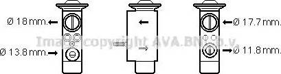 Ava Quality Cooling VO1181 - Izplešanās vārsts, Gaisa kond. sistēma autodraugiem.lv