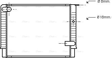 Ava Quality Cooling VO 2033 - Radiators, Motora dzesēšanas sistēma autodraugiem.lv